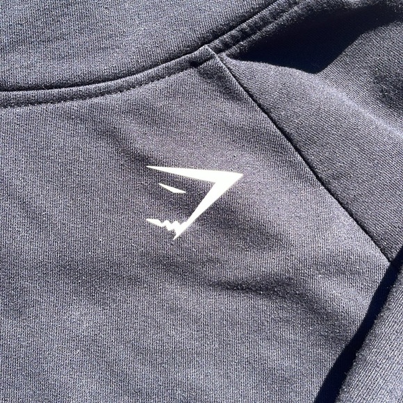 Gymshark - Black Cropped Hoodie - Size Small - Picture 2 of 7